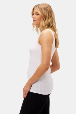 Amour Vert New Iris Modal Tank White Best