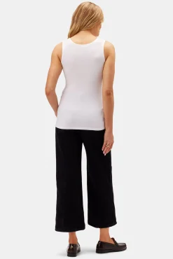 Amour Vert New Iris Modal Tank White Best