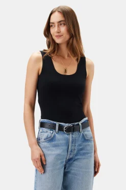Amour Vert New Iris Modal Tank Black Clearance