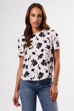 Amour Vert Odilia Crepe Blouse AixWhite Sale