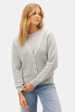 Amour Vert Palmer Cardigan Sweater MintGreen Sale