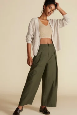 Amour Vert Palmer Cardigan Sweater Oatmeal Discount
