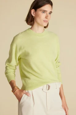 Amour Vert Pearl Cashmere Sweater Melon New