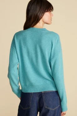 Amour Vert Pearl Cashmere Sweater Aegean Fashion