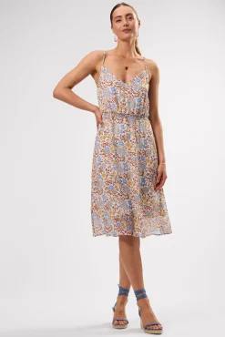 Amour Vert Penny Recycled Sateen Dress MarseilleCafe Hot