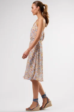 Amour Vert Penny Recycled Sateen Dress MarseilleCafe Hot