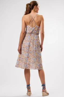 Amour Vert Penny Recycled Sateen Dress MarseilleCafe Hot
