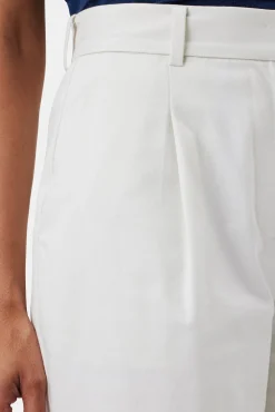 Amour Vert Pleated Wide Leg Trouser White Hot