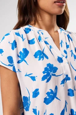 Amour Vert Renata Crepe Blouse AixBlue New
