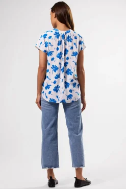 Amour Vert Renata Crepe Blouse AixBlue New