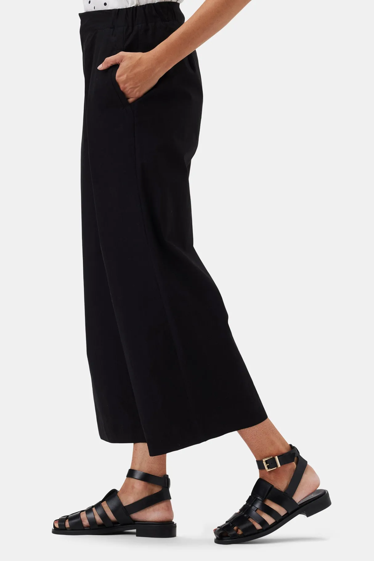 Amour Vert Sammy Organic Cotton Poplin Pant Black Outlet