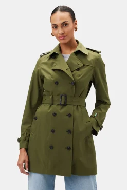 Amour Vert Save the Duck Audrey Raincoat DustyOlive Clearance