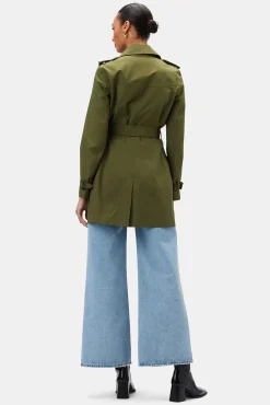 Amour Vert Save the Duck Audrey Raincoat DustyOlive Clearance