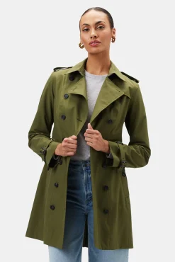 Amour Vert Save the Duck Audrey Raincoat DustyOlive Clearance