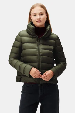 Amour Vert Save the Duck Elsie Puffer Jacket PineGreen Discount