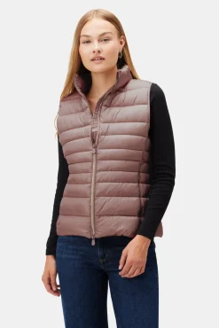 Amour Vert Save the Duck Lynn Puffer Vest WitheredRose Discount