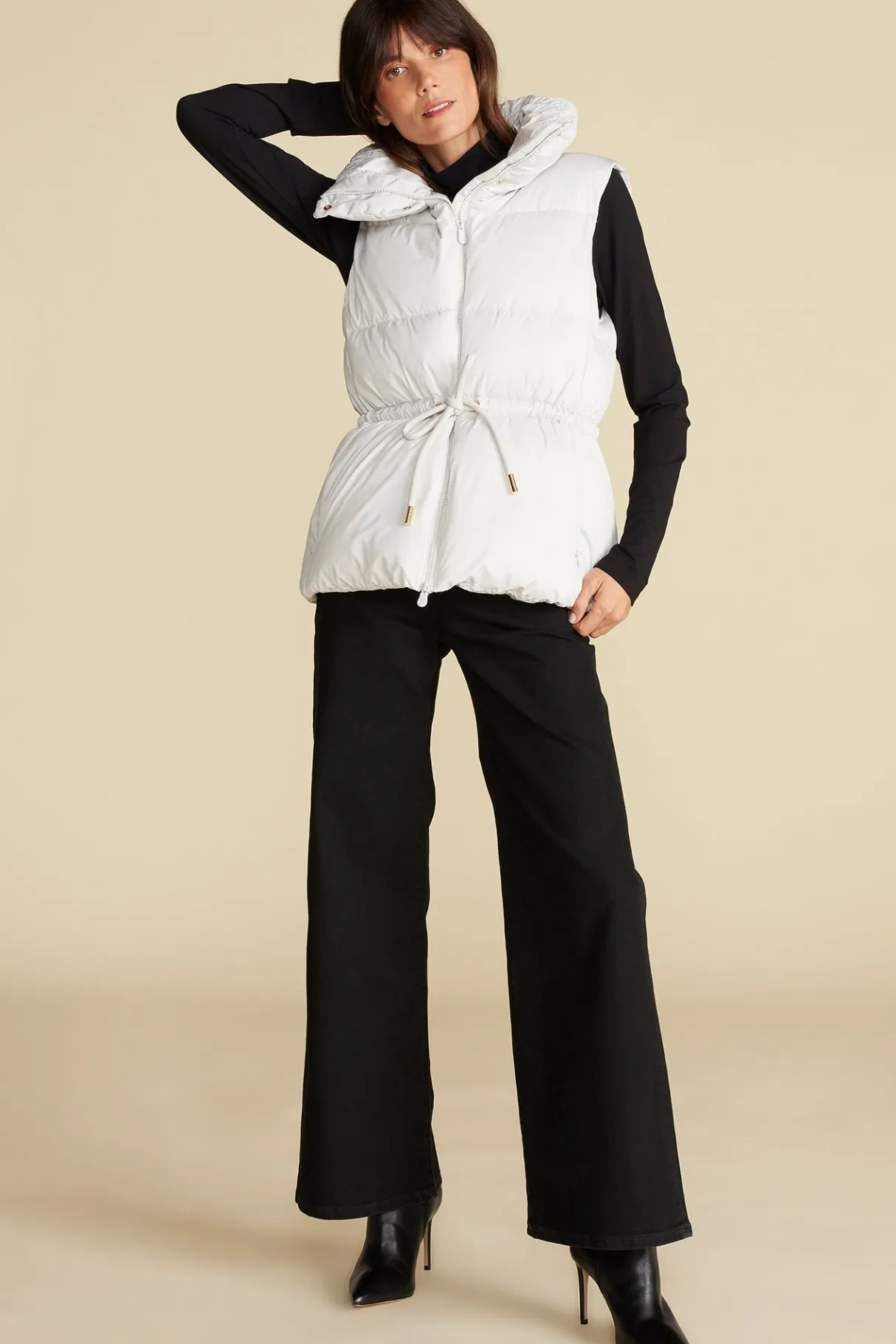 Amour Vert Save The Duck Ren Puffer Vest FogGrey Best