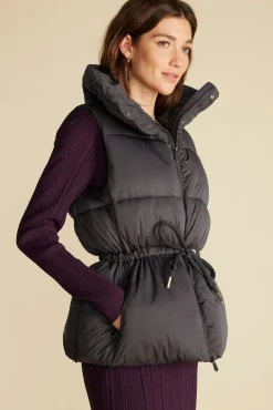 Amour Vert Save The Duck Ren Puffer Vest Black Best