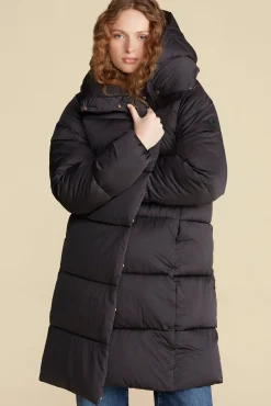 Amour Vert Save The Duck Sibyl Puffer Coat Black New
