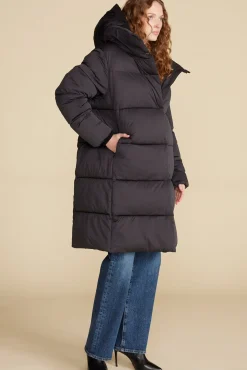 Amour Vert Save The Duck Sibyl Puffer Coat Black New
