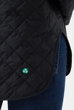 Amour Vert Save the Duck Talita Quilted Jacket Black Clearance