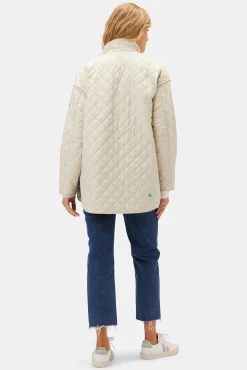 Amour Vert Save the Duck Talita Quilted Jacket BananaYellow Discount