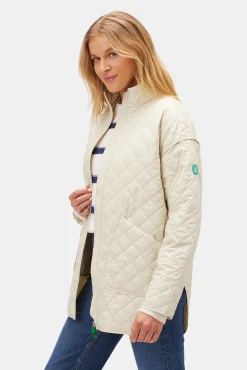 Amour Vert Save the Duck Talita Quilted Jacket BananaYellow Discount