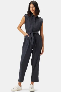 Amour Vert Sienna Femme Fete Stretch Jumpsuit PewterGrey Clearance