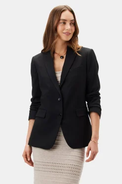 Amour Vert Slim Tobie Blazer Black New