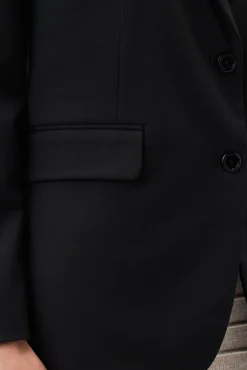 Amour Vert Slim Tobie Blazer Black New