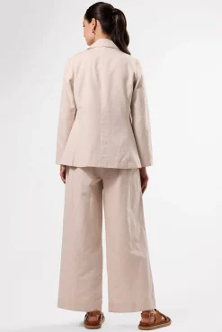 Amour Vert Slim Tobie Summer Blazer Natural Online