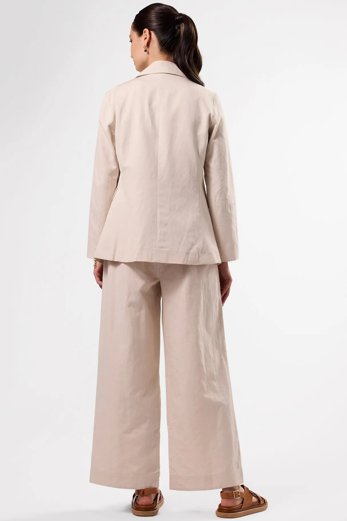 Amour Vert Slim Tobie Summer Blazer Natural Online