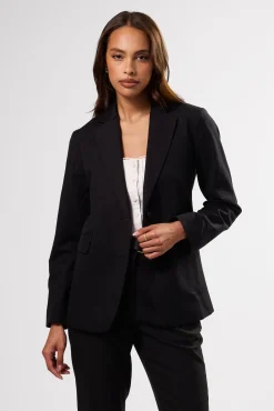 Amour Vert Slim Tobie Summer Blazer Black Outlet
