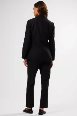 Amour Vert Slim Tobie Summer Blazer Black Outlet