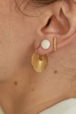 Amour Vert SOKO Jua Threader Hoop Earring Gold Online