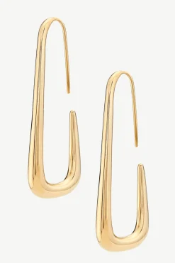 Amour Vert SOKO Laini Threader Earrings Gold Fashion