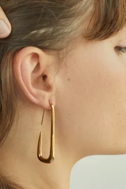 Amour Vert SOKO Laini Threader Earrings Gold Fashion
