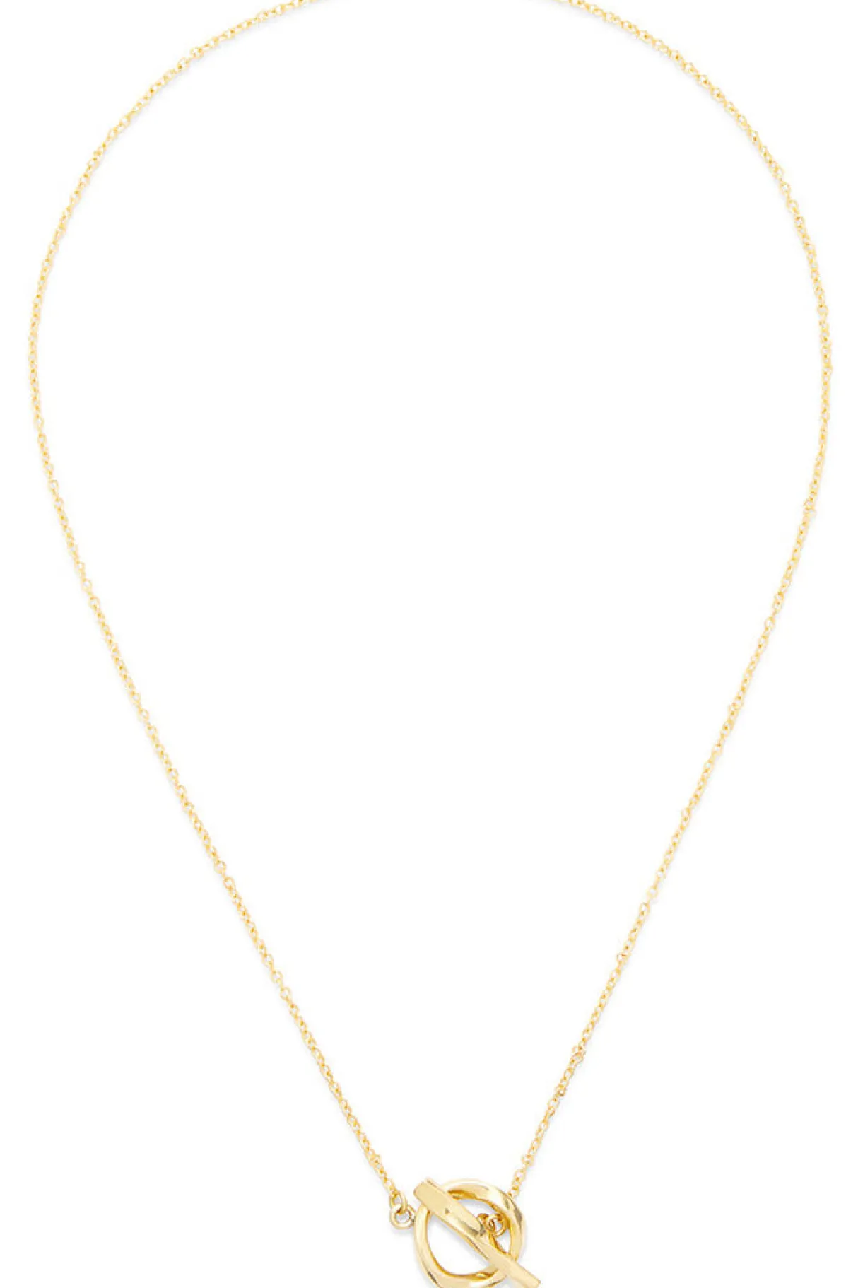 Amour Vert SOKO Twist Lariat Necklace Gold New
