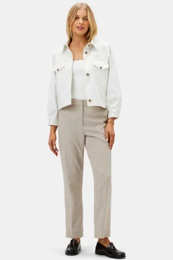 Amour Vert Taper Trouser SanDiegoStripeNatural Best