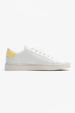 Amour Vert Thousand Fell Lace Up Sneaker WhiteandStarstruckYellow Outlet