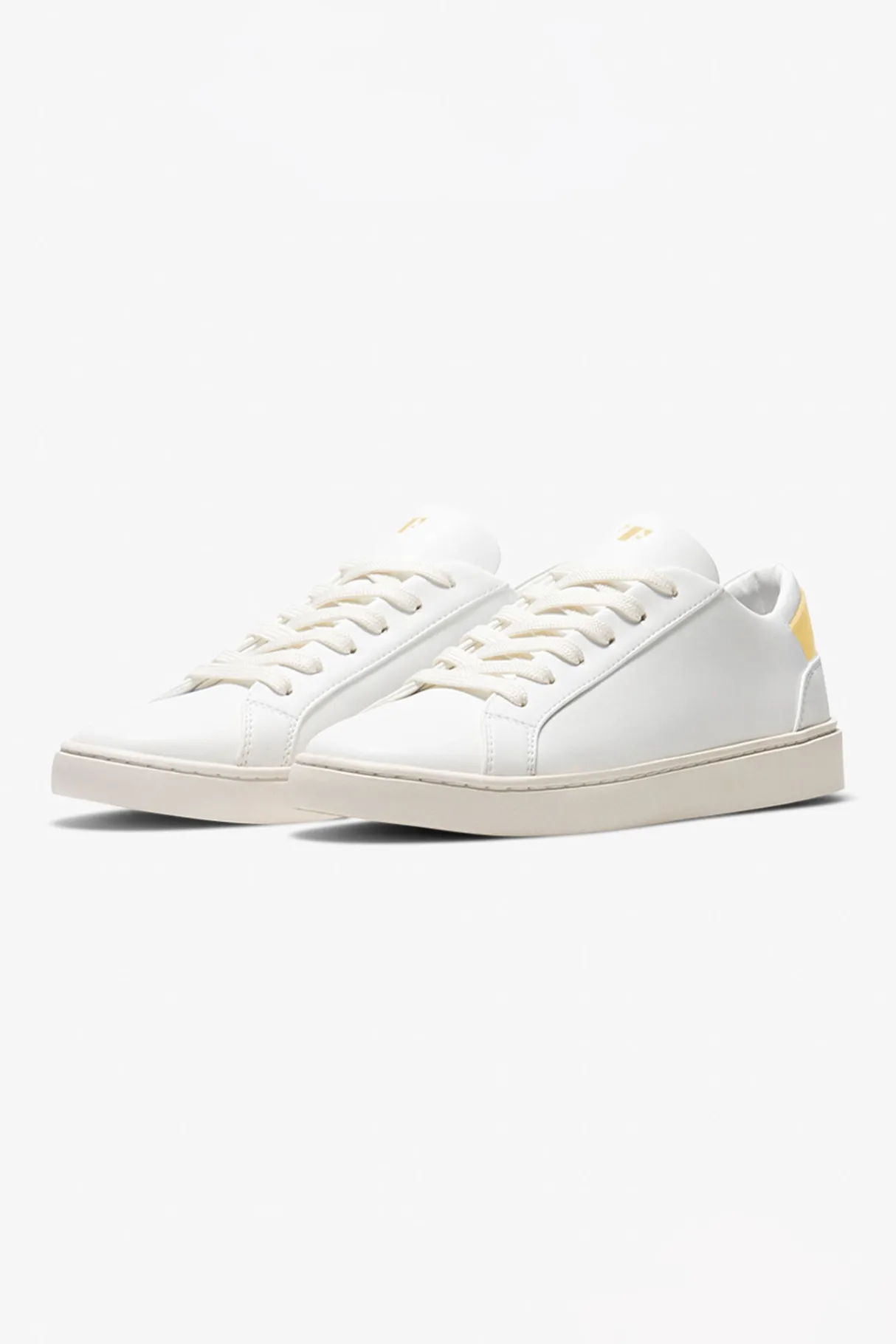 Amour Vert Thousand Fell Lace Up Sneaker WhiteandStarstruckYellow Outlet