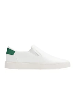 Amour Vert Thousand Fell Slip On Sneaker WhiteandJadeGreen Outlet
