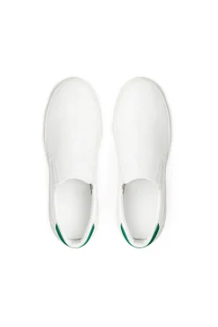 Amour Vert Thousand Fell Slip On Sneaker WhiteandJadeGreen Outlet