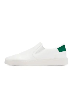 Amour Vert Thousand Fell Slip On Sneaker WhiteandJadeGreen Outlet
