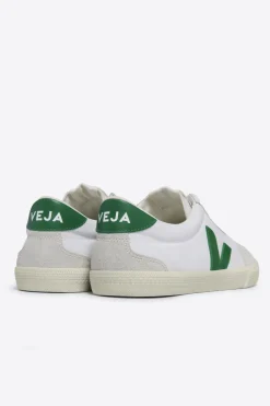 Amour Vert Veja Volley Canvas Sneaker WhiteEmeraude New