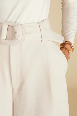 Amour Vert Victoire Wide Leg Pant Ivory Online