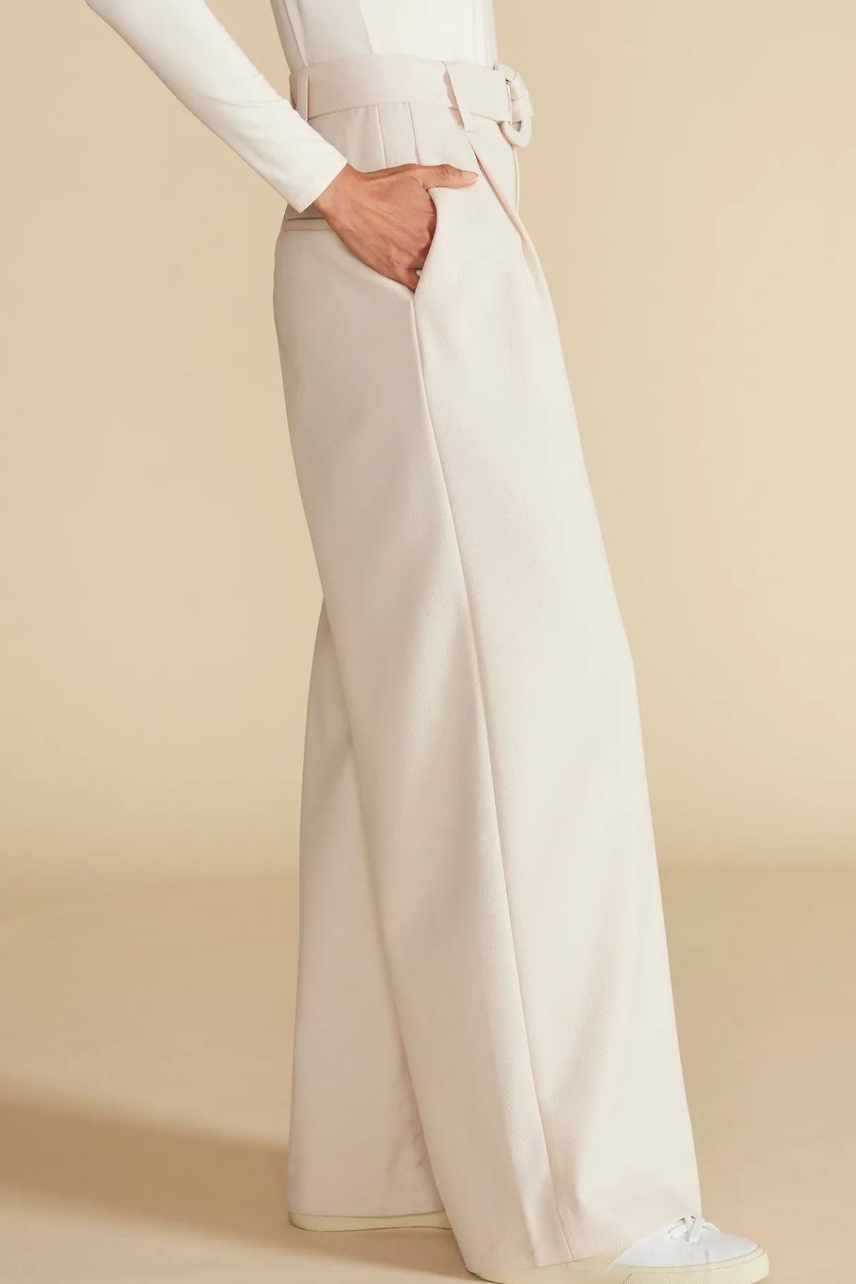 Amour Vert Victoire Wide Leg Pant Ivory Online
