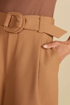 Amour Vert Victoire Wide Leg Pants Camel Sale