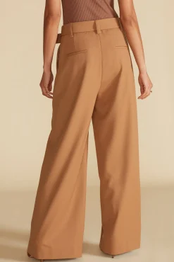 Amour Vert Victoire Wide Leg Pants Camel Sale