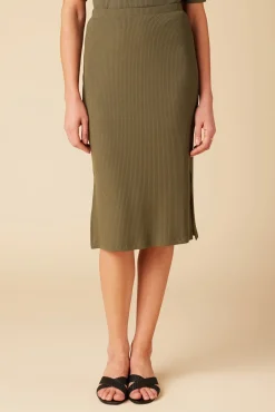 Amour Vert Vindy Paris Rib Skirt CallaGreen Online